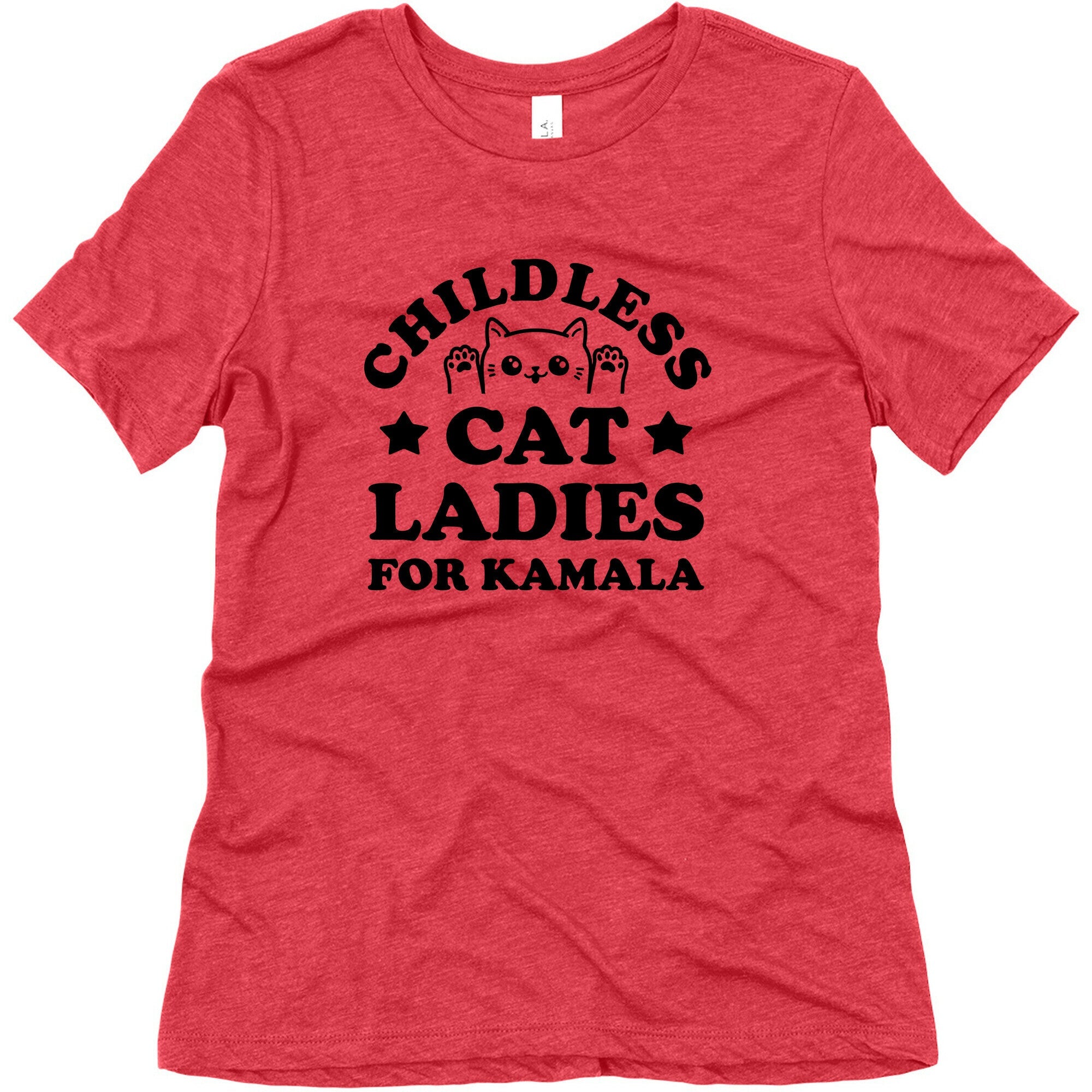 Childless Cat Ladies for Kamala Womens Triblend Tee